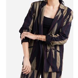 NWOT Matter Prints Indus Arrow Black Blazer